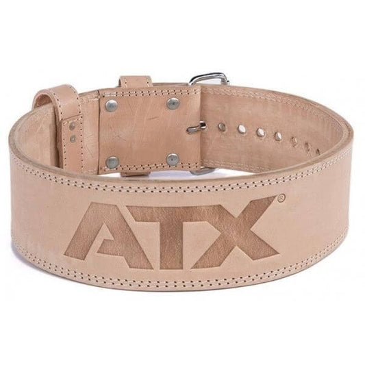 Centura lombara fitness ATX®,weightlifting, haltere, piele, S - XXL, maro