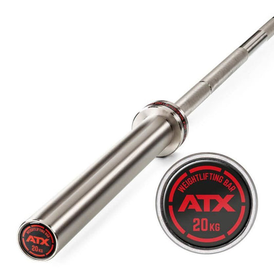 Bară olimpică ATX® Weightlifting Training Bar – NiP-Chrome, până la 500 kg