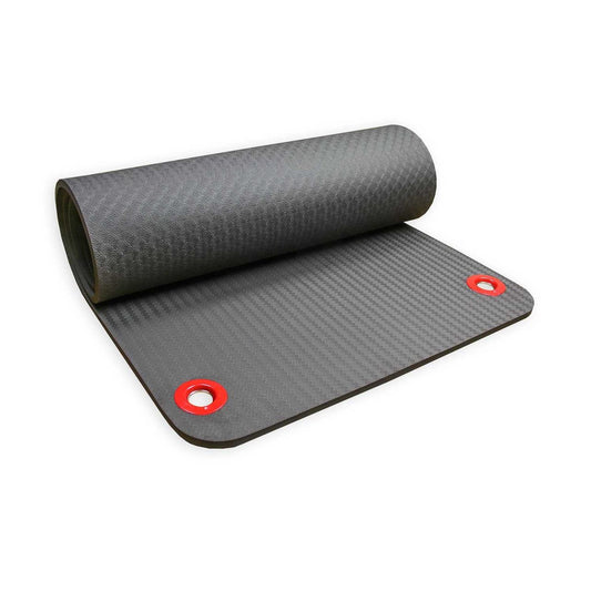 Saltea pilates Studio Align-Pilates, 180 x 60 x 1 cm, negru, capse