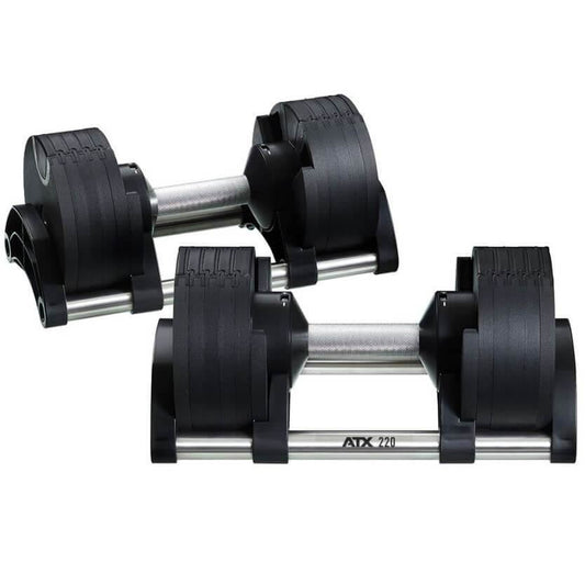 Set gantere reglabile NÜOBELL® – ATX® Edition, 2 × 20 kg