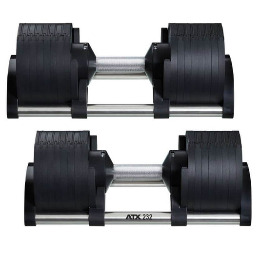 Set gantere reglabile NÜOBELL® – ATX® Edition, 2 × 32 kg