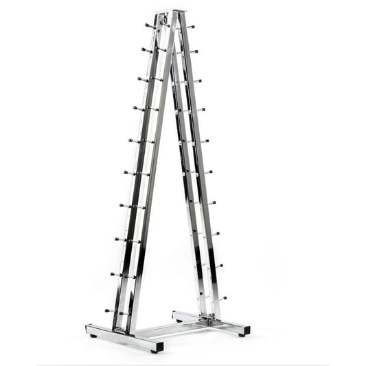 Stand, suport fitness, depozitare 10 perechi de gantere cromate sau hexagonale