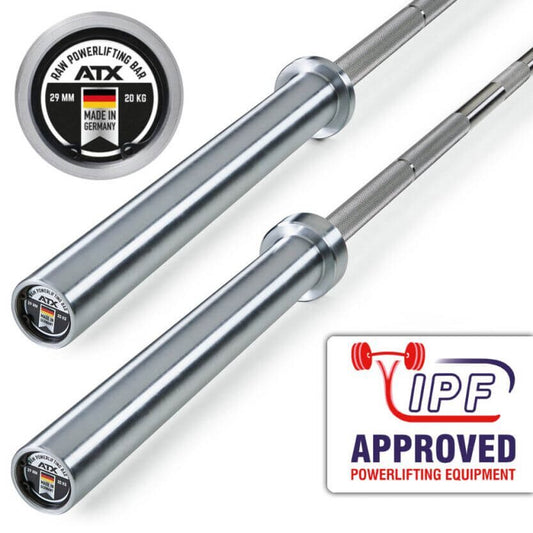 Bara olimpica ATX ® Powerlifting, haltera, tip 200, Fabricata in Germania!