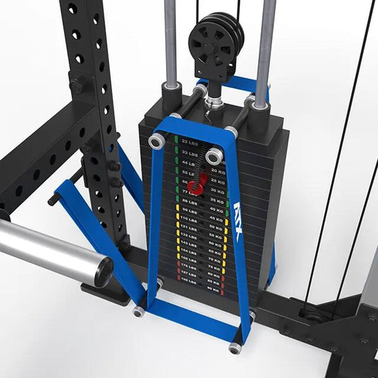 ATX® Cable Cross Rack cu două stive de 90 kg și multiple accesorii incluse