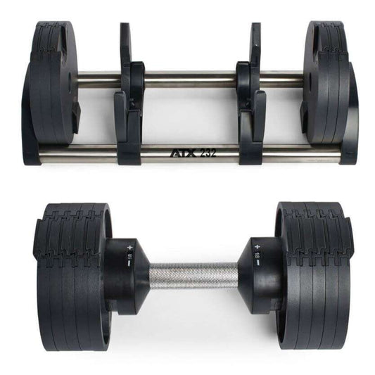 Set gantere reglabile NÜOBELL® – ATX® Edition, 2 × 32 kg