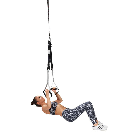 Coarda Trendy Sport Lacada pentru antrenament suspendat, tip TRX, negru/gri