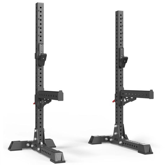 ATX® Free Stands – Suporturi pentru Bară, Construcție Solidă, cu J-Hooks & Brațe de Siguranță