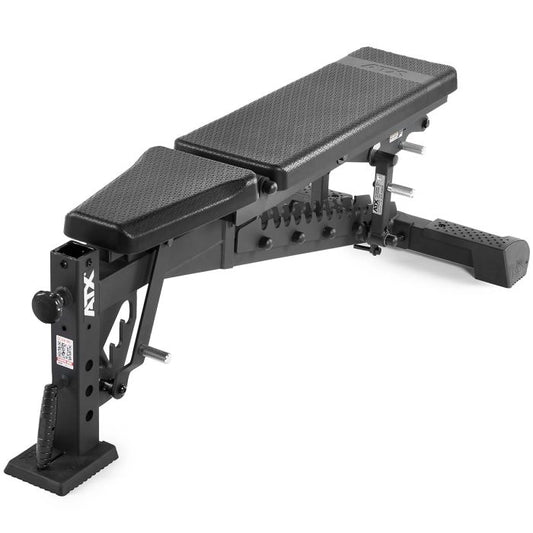Bancă ATX® Multi Bench - Ultimate 2.0 - cu pernă PU, seria 600, încărcare 500 kg, negru