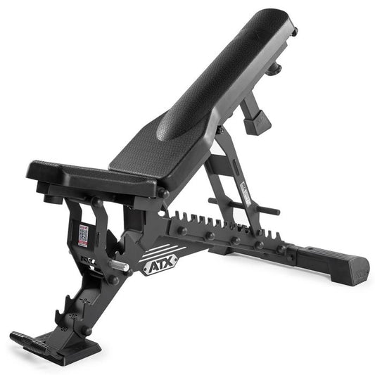 Bancă reglabilă ATX® Warrior Bench Slim, model nou, încărcare 500 kg, negru
