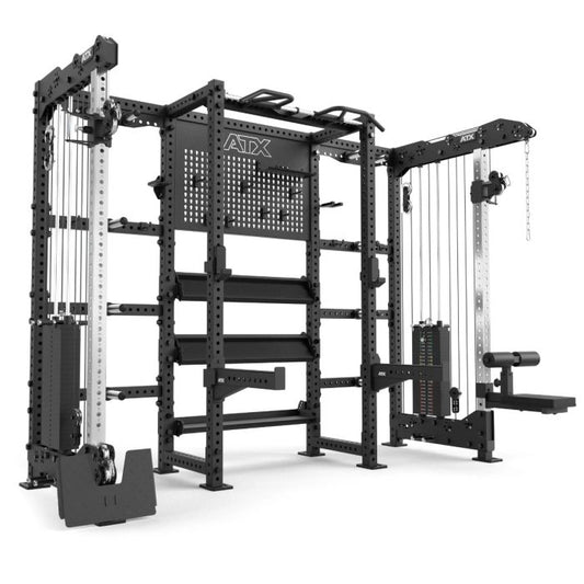 Rack și stație de stocare ATX® cu stivă de greutate 2 x 125 kg, negru