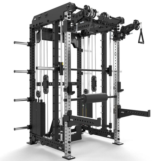 Rack ATX® Multi Pull Smith - stație completă multifuncțională, negru