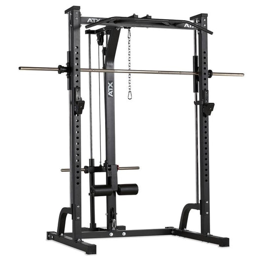 Stație fitness multifuncțională ATX® Multi-press, helcometru, încărcare pe discuri 30 mm