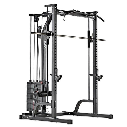 Stație fitness multifuncțională ATX® Multi-press, helcometru cu stivă de greutate 115 kg