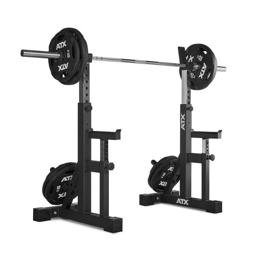 ATX® Suport bară olimpică pentru împins la piept și genuflexiuni, înălțime reglabilă, 400 kg