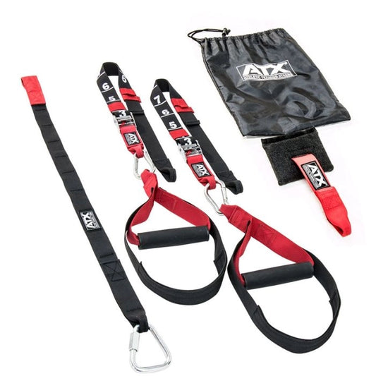 Set pentru antrenament suspendat ATX® Suspension Trainer, negru/ roșu