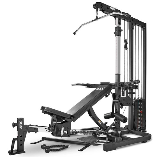 ATX® multi-gym aparat fitness multifuncțional cu bancă și stivă de greutate 115 kg