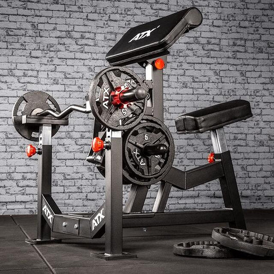 Bancă ATX® fitness Scott pentru antrenarea brațelor, încărcare maximă 100 kg