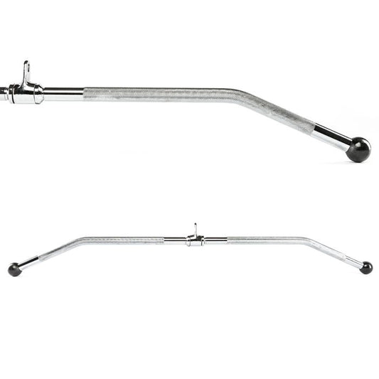 Bară pentru lat pulldown 120 cm cu capete de protecție