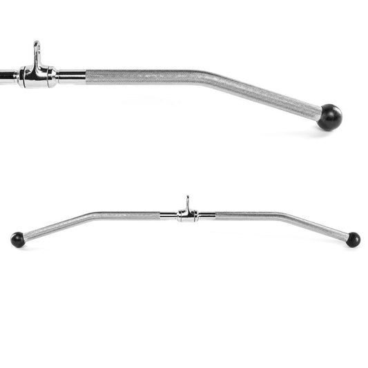 Bară pentru lat pulldown, calitate profesională, cu capete din cauciuc 100 cm