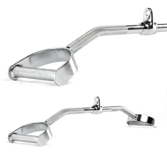 Bară pentru lat pulldown paralelă curbată –  85 cm lățime de prindere