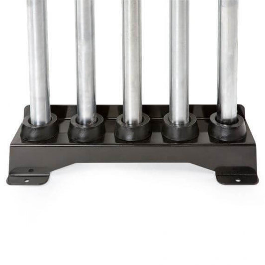 Suport vertical de perete pentru 5 bare olimpice