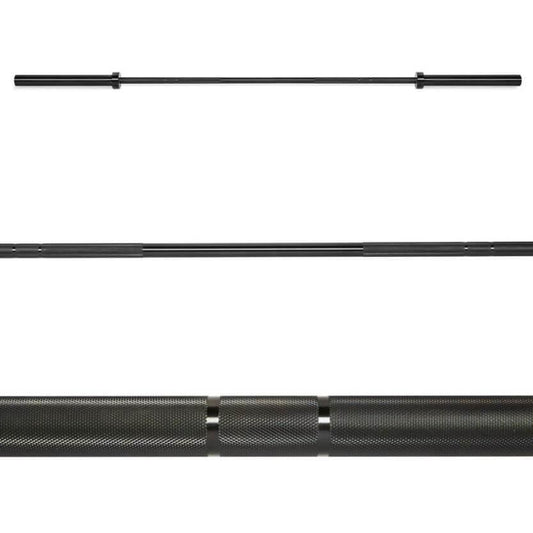 Bară fitness ATX® Power Bar – Black Mamba – 220 cm, 20kg, Ø 50 mm, negru