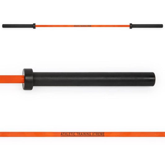 Bară fitness ATX® Cerakote Multi Bar – Hunter Orange 20 kg, 220 cm, Ø 50 mm