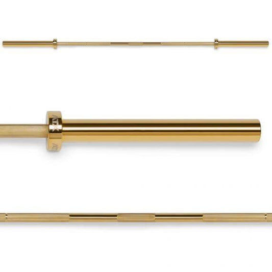 Bară olimpică ATX® „The Golden” Powerlifting Bar – 20 kg, 220 cm, Ø 50 mm