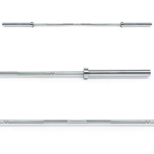 Bară olimpică ATX® Power Bar – Hard Chrome – 20 kg, 220 cm, Ø 50 mm
