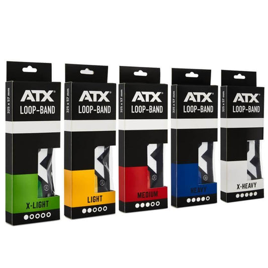 Bandă elastică ATX® Loop Band – 5 niveluri de rezistență