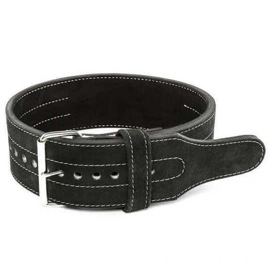 Centură de powerlifting ATX® Power Belt – piele velur, negru