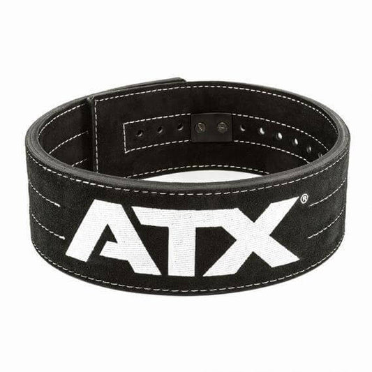 Centură de powerlifting ATX® Power Belt Clip – piele velur, cataramă lever