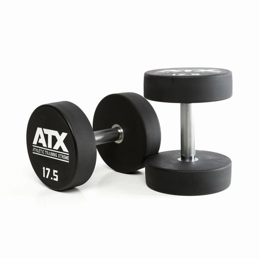 Ganteră profesională ATX® Urethane Dumbbells – 2,5 – 60 kg