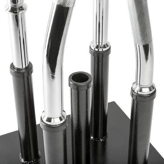 Suport pentru bare olimpice – depozitare verticală pentru 5 bare Ø 30 mm