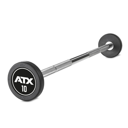 ATX® PRO-Style – Bară Dreaptă Compactă Cauciucată – 10 – 50 kg – Cu Logo ATX